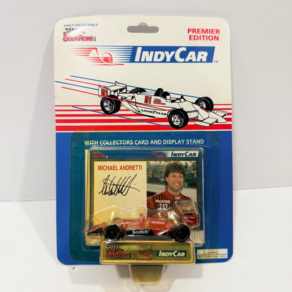 Racing Champions IndyCar Michael Andretti OS Red New Diecast 1:64 Premier Ed